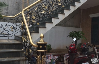 Cầu thang sắt nghệ thuật châu Âu MDSCA 17